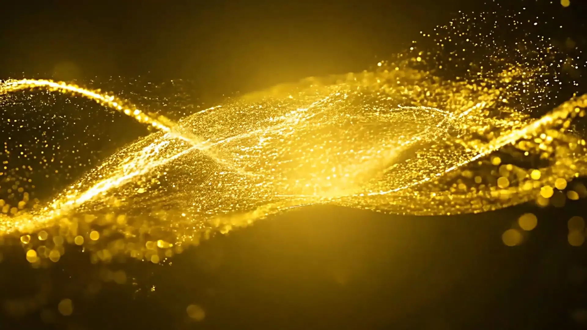 Shimmering Gold Wave Overlay Video for Creative Projects